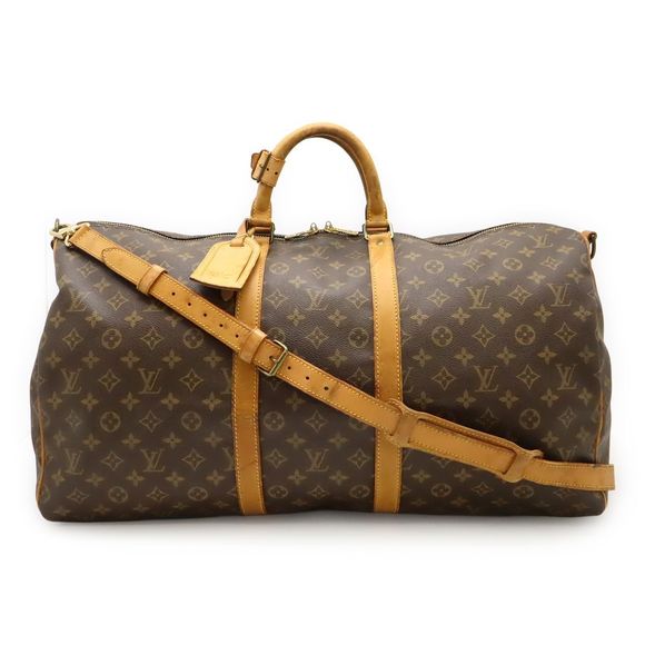Louis Vuitton Monogram Keepall Bandoliere 55 Boston Bag Travel Bag Travel Bag - Picture 1 of 9